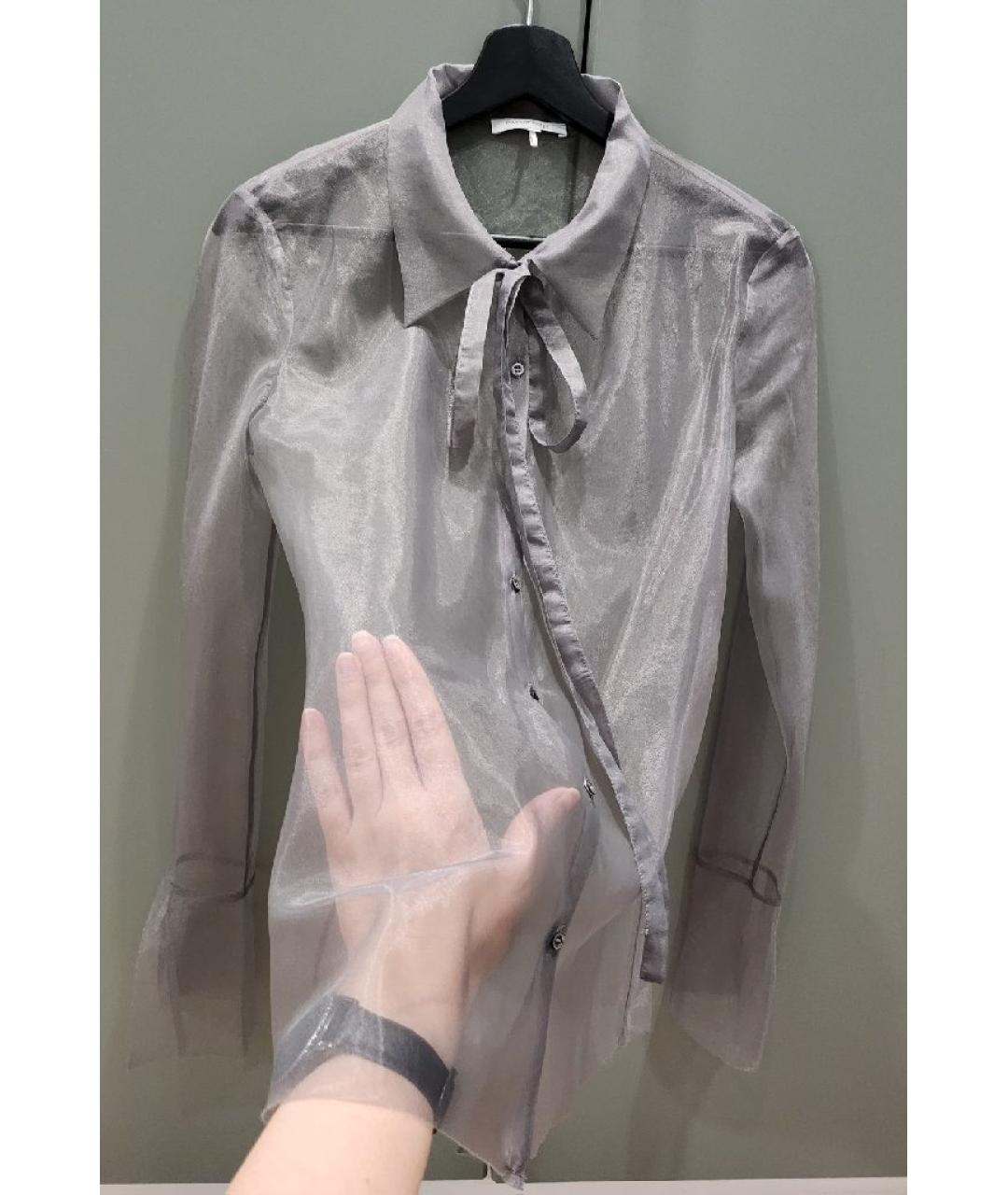 PATRIZIA PEPE Серая полиэстеровая рубашка, фото 5