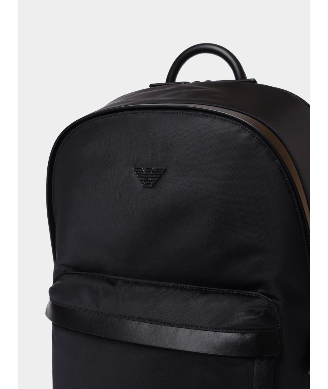 EMPORIO ARMANI Черный рюкзак, фото 4