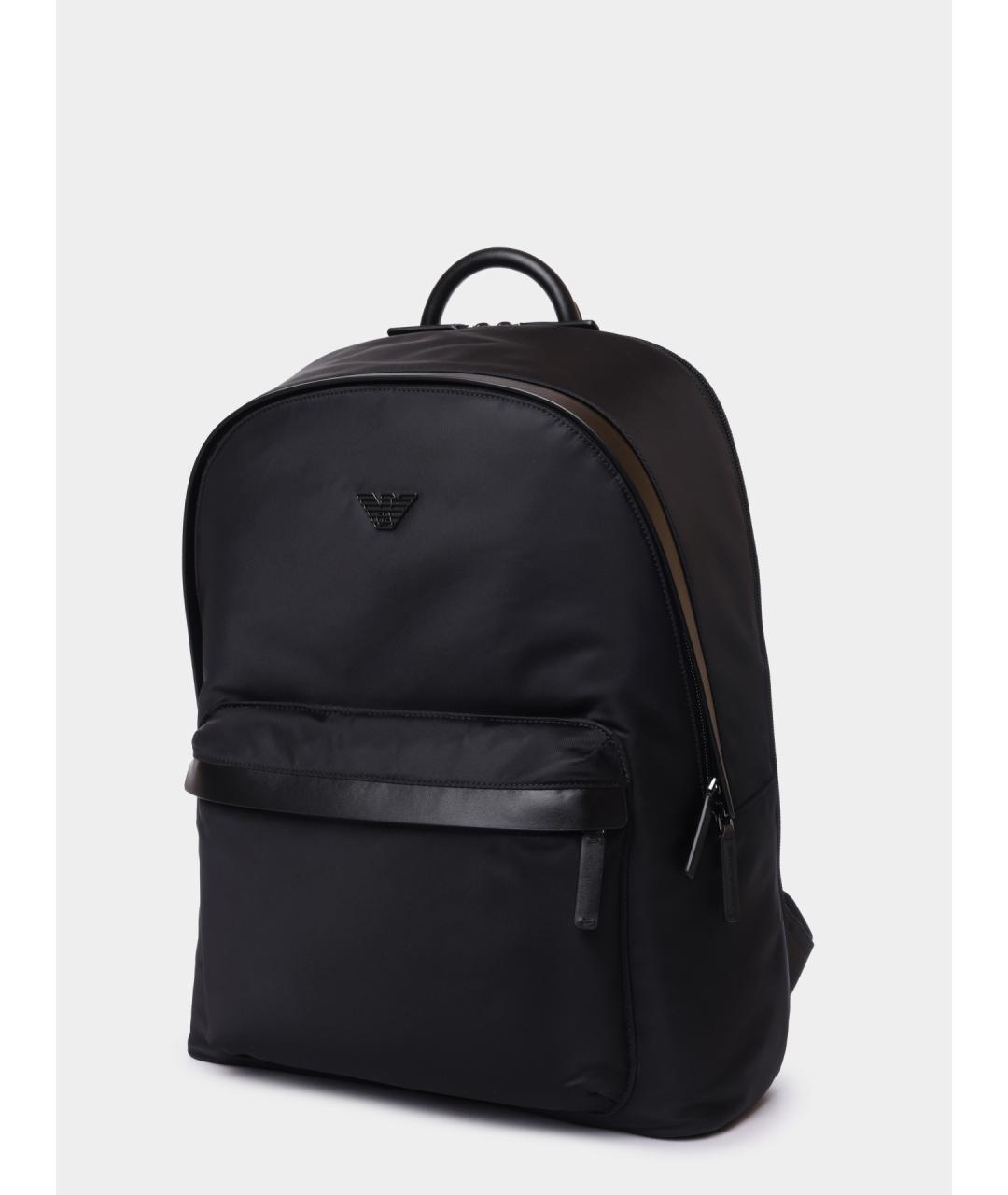 EMPORIO ARMANI Черный рюкзак, фото 2