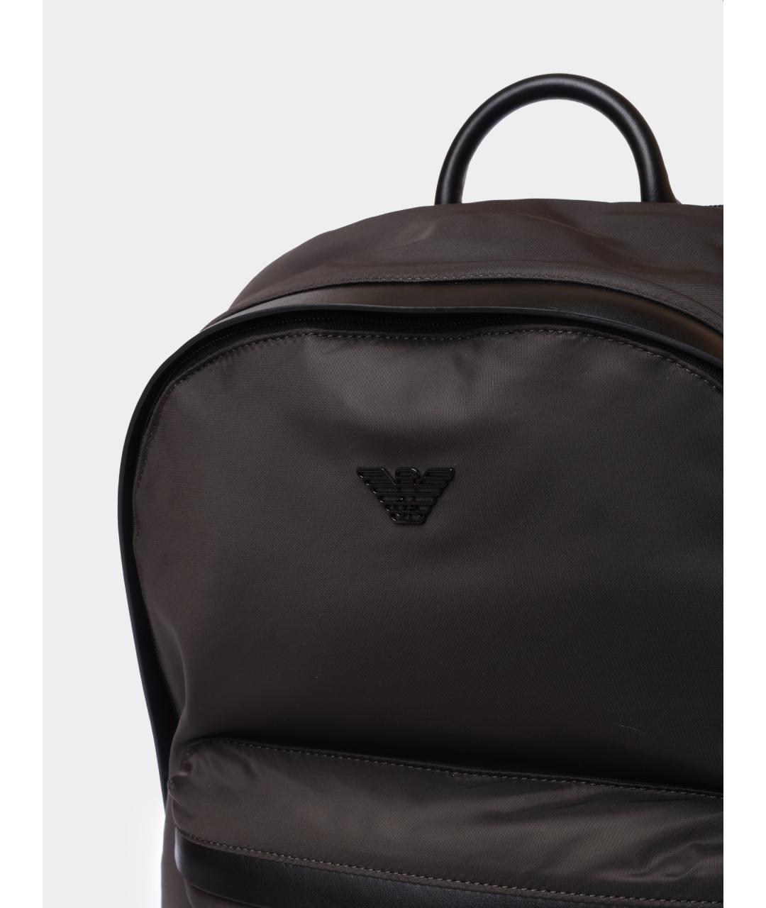 EMPORIO ARMANI Хаки рюкзак, фото 4