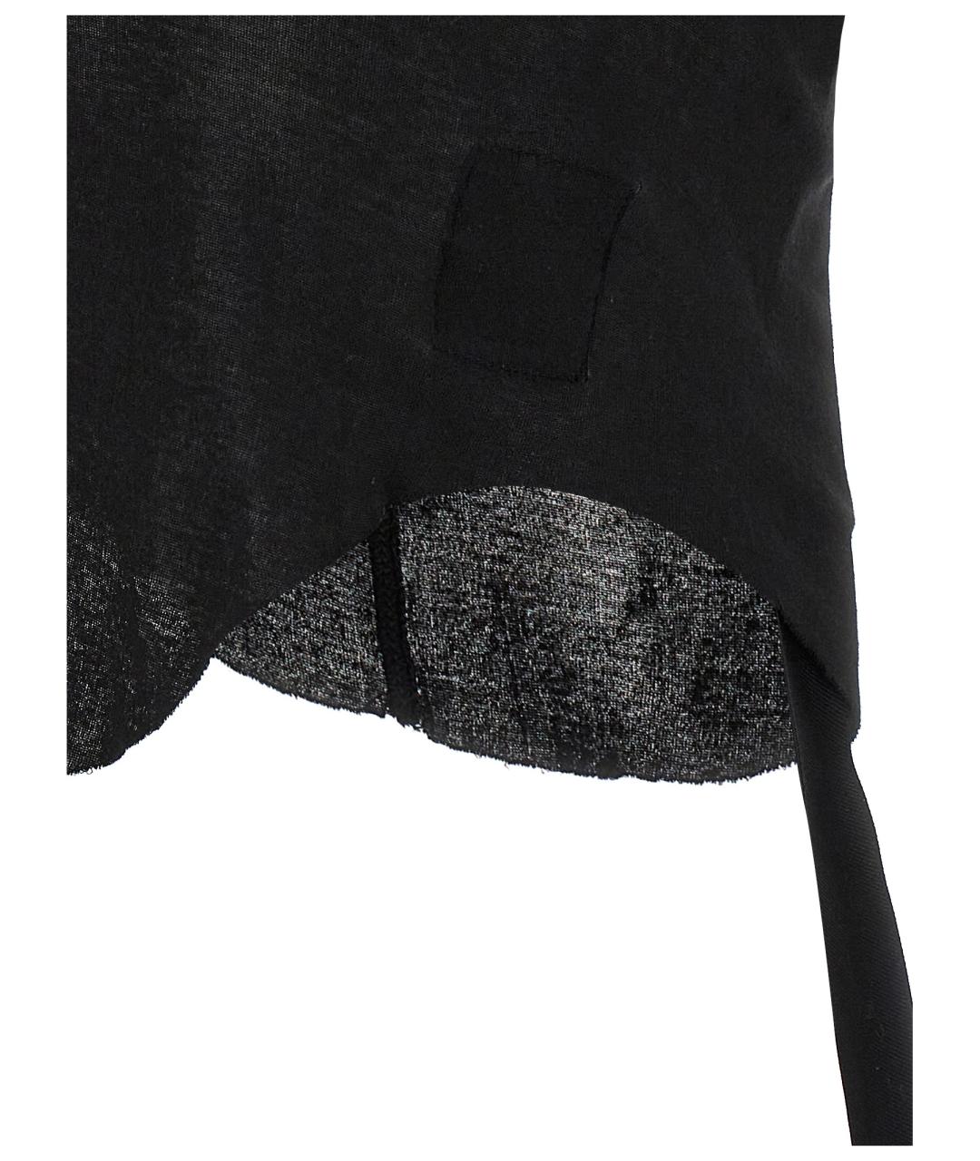 RICK OWENS DRKSHDW Черная хлопковая майка, фото 4