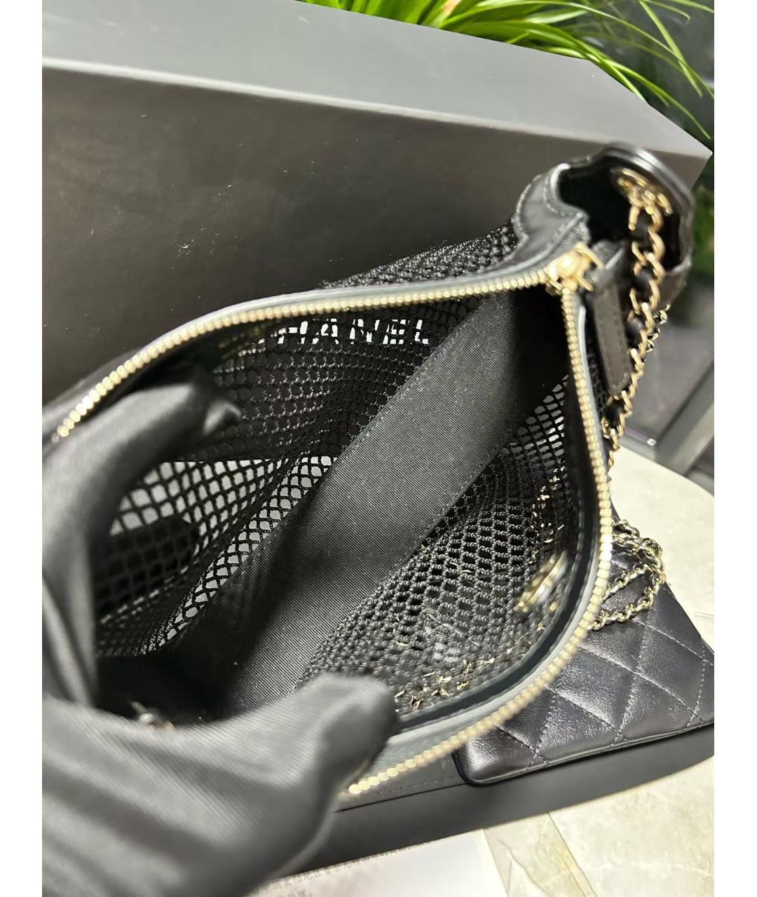 CHANEL Черная сумка через плечо, фото 6