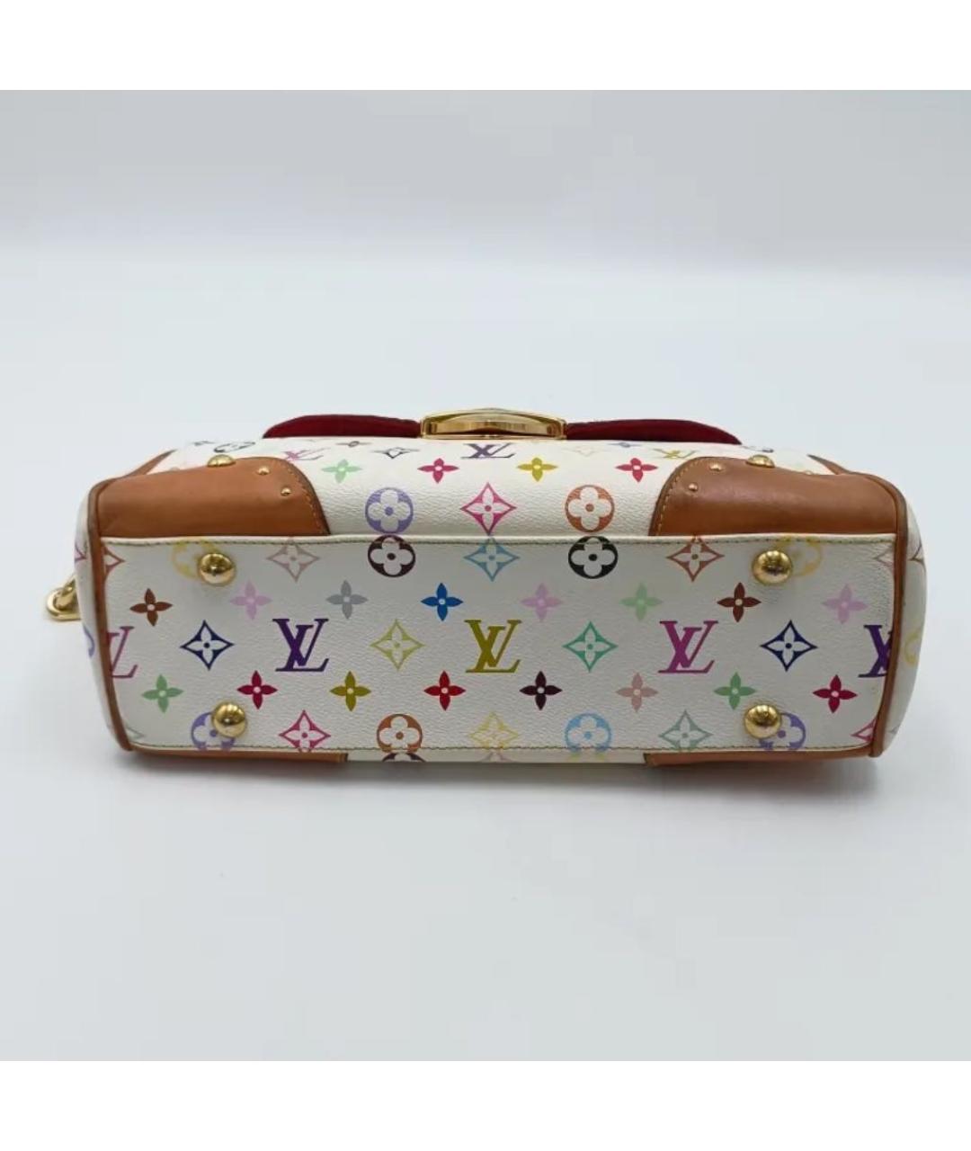 LOUIS VUITTON Белая сумка через плечо, фото 3