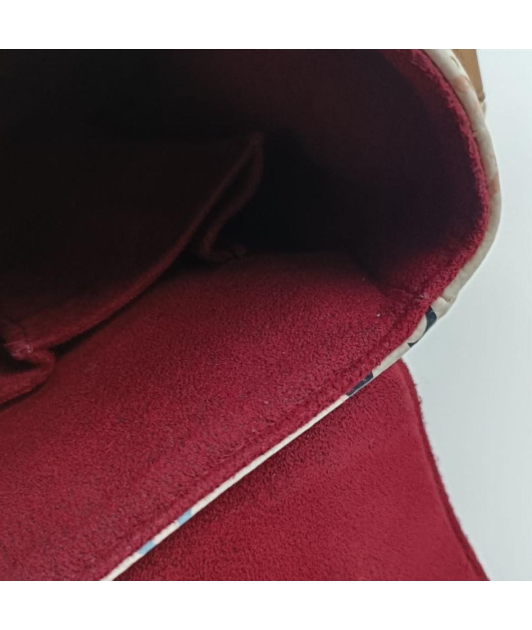 LOUIS VUITTON Белая сумка через плечо, фото 4