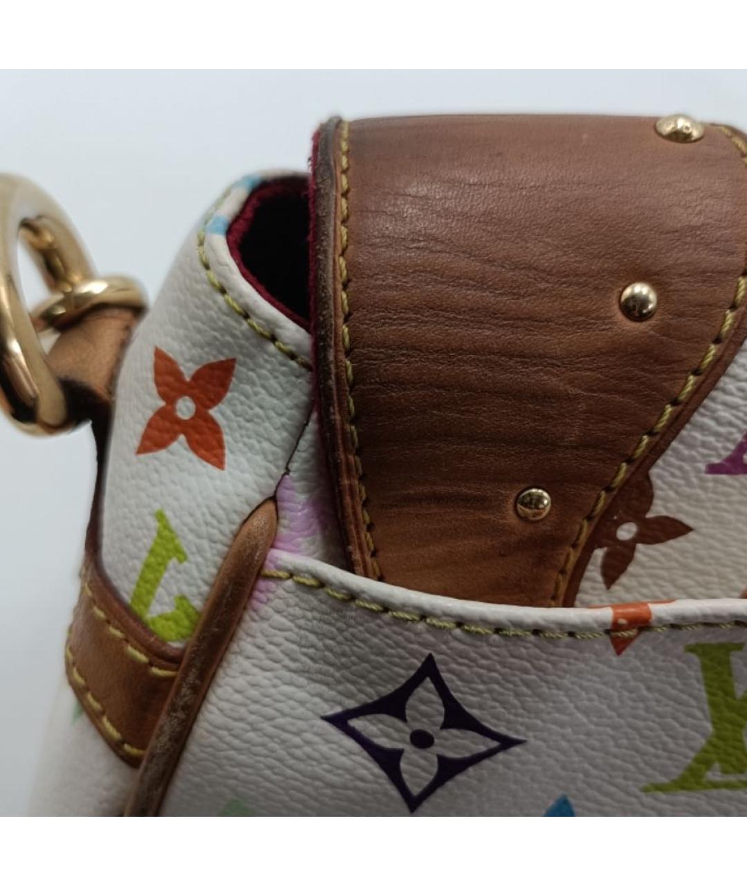 LOUIS VUITTON Белая сумка через плечо, фото 5