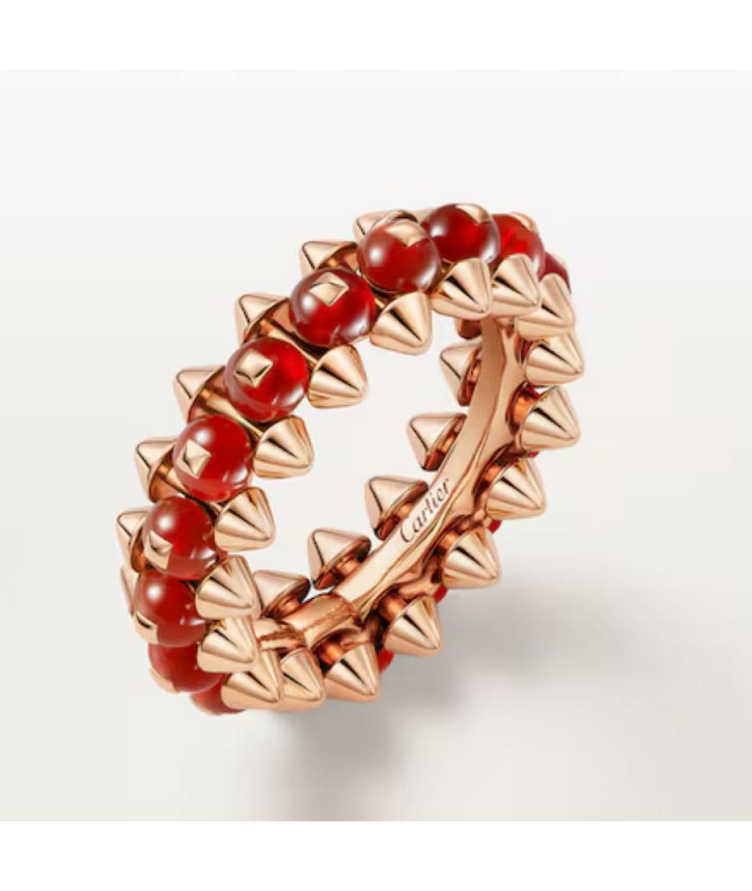 CARTIER Красное кольцо из розового золота, фото 2