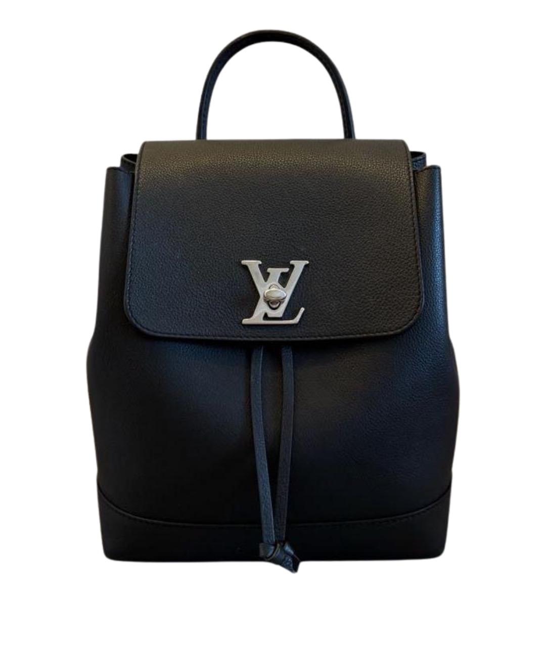 LOUIS VUITTON Черный кожаный рюкзак, фото 1