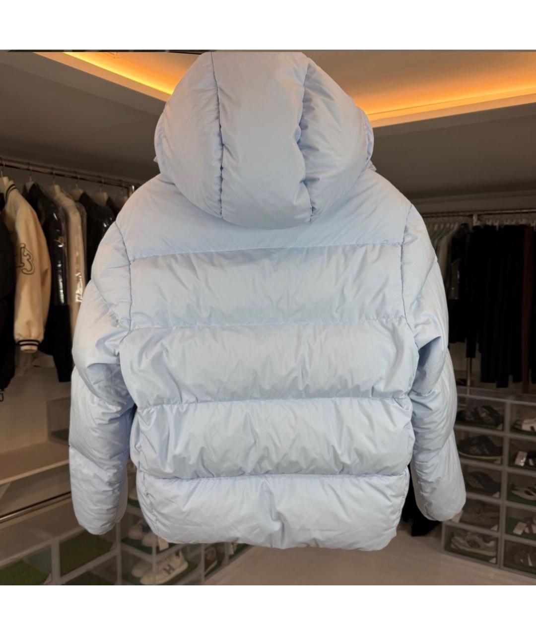 MIU MIU Голубой пуховик, фото 4