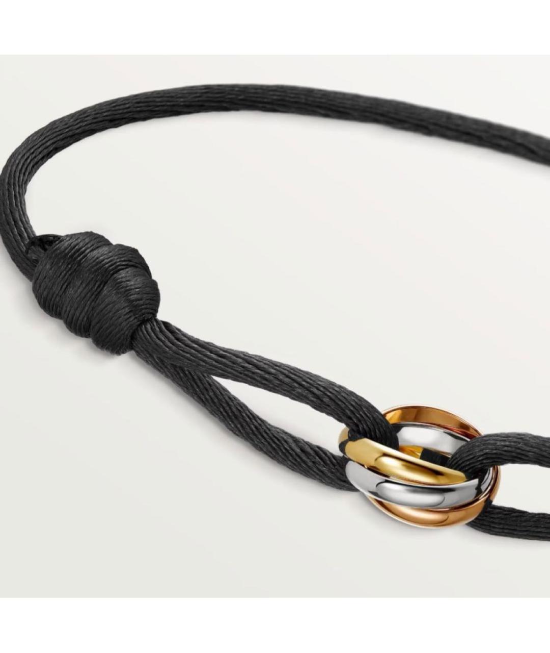 CARTIER Черный браслет из желтого золота, фото 3