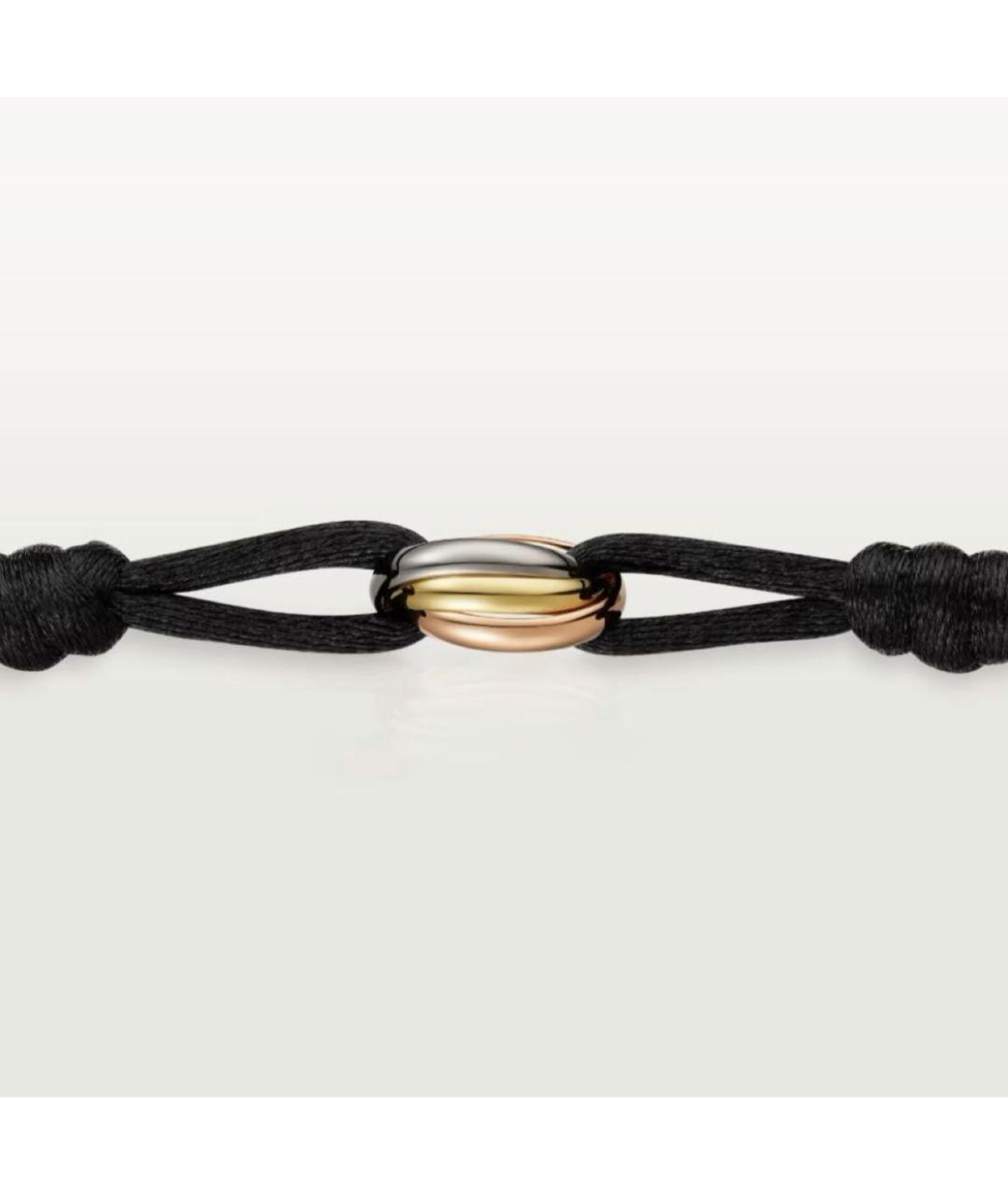 CARTIER Черный браслет из желтого золота, фото 2
