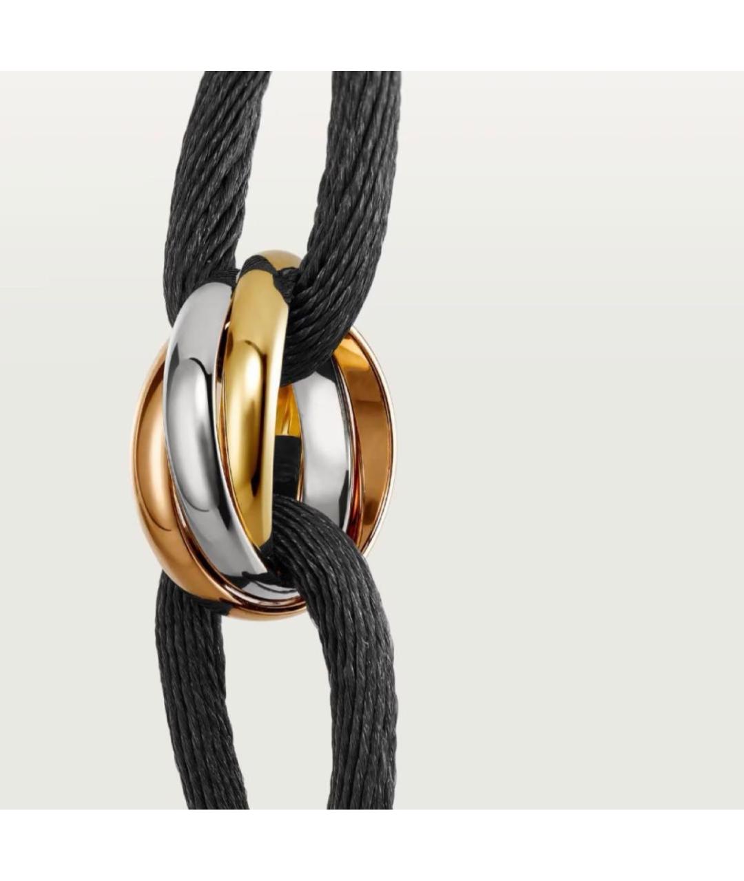 CARTIER Черный браслет из желтого золота, фото 4