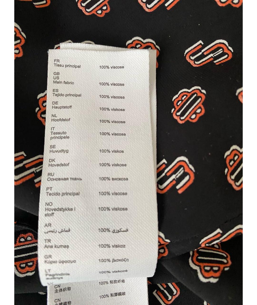 MAJE Черная вискозная блузы, фото 7