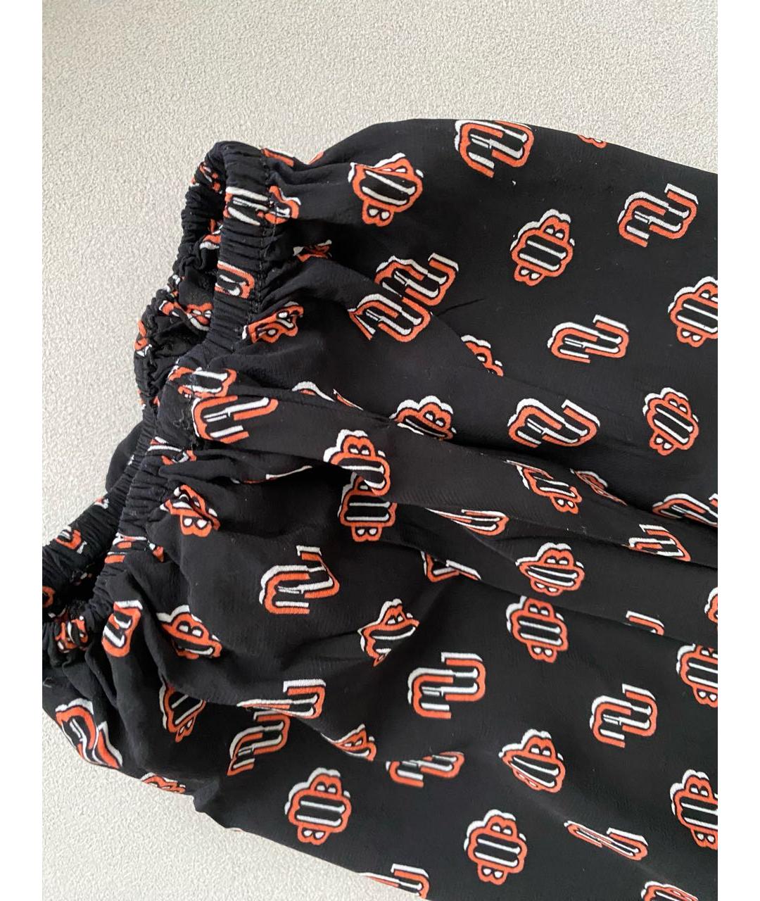 MAJE Черная вискозная блузы, фото 5