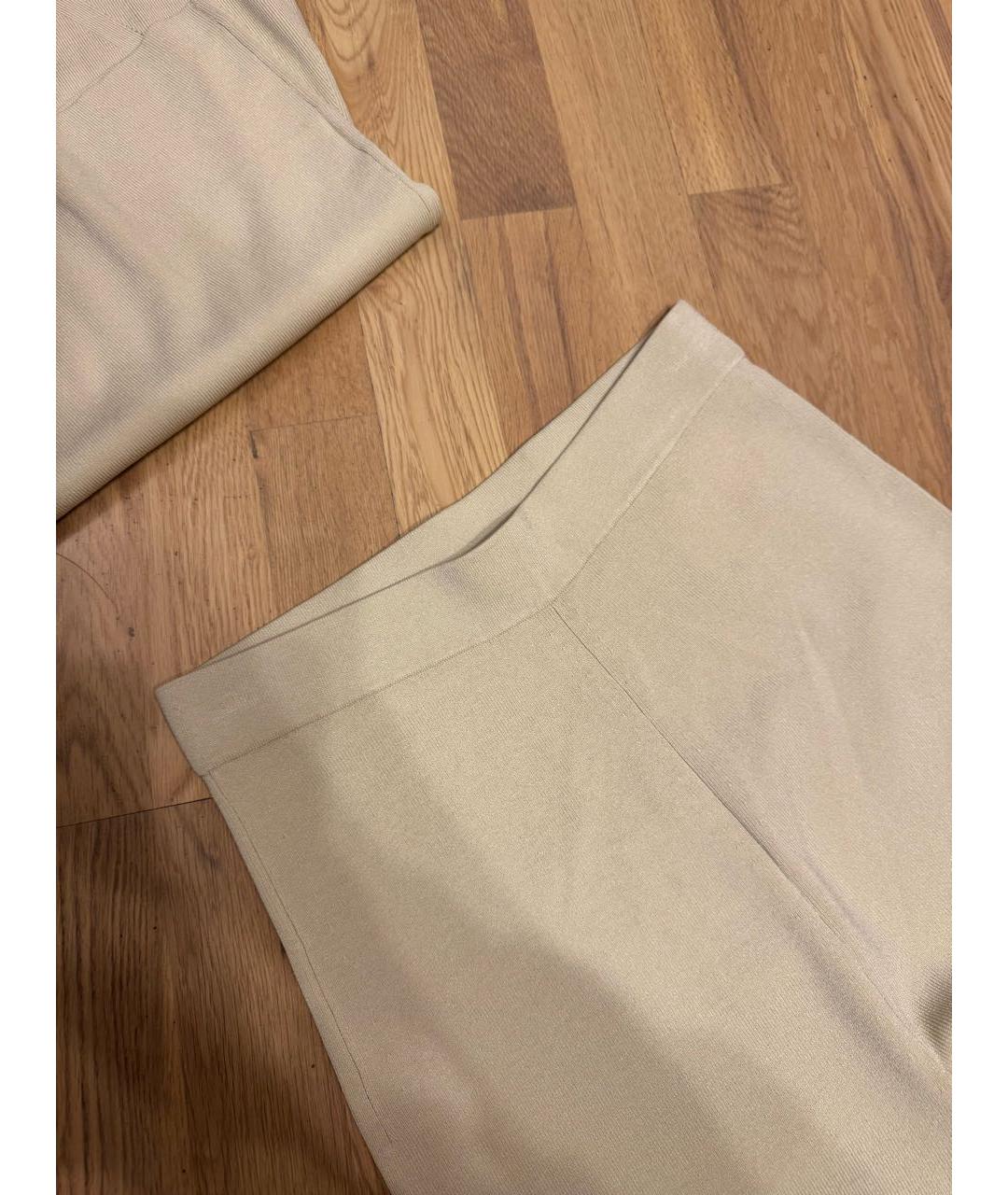 COS Бежевый вискозный костюм с брюками, фото 6