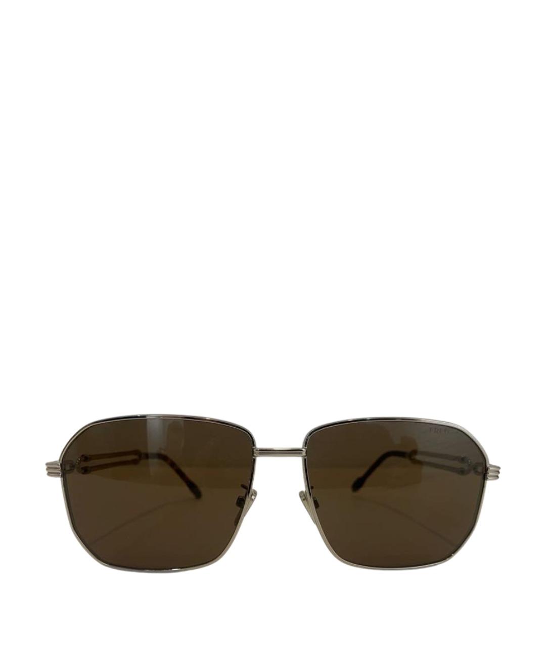 FRED Коричневые металлические солнцезащитные очки, фото 1