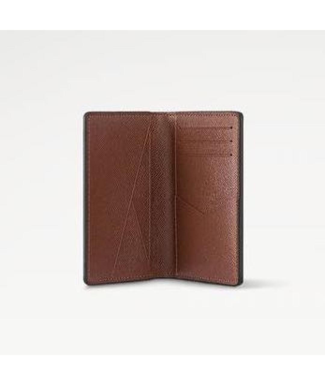 LOUIS VUITTON Коричневый кошелек, фото 2