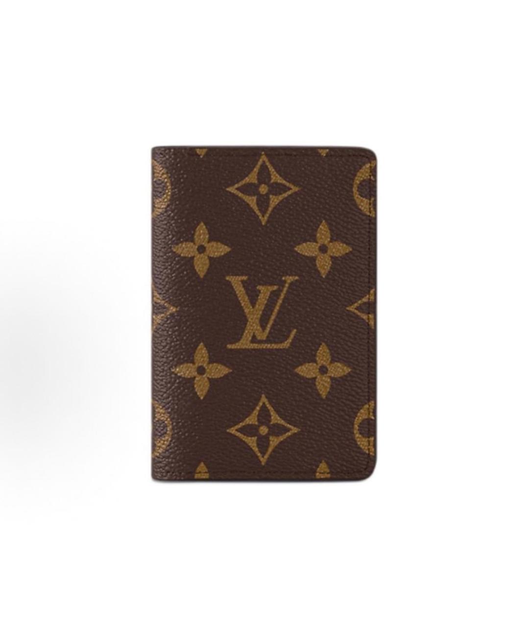 LOUIS VUITTON Коричневый кошелек, фото 7