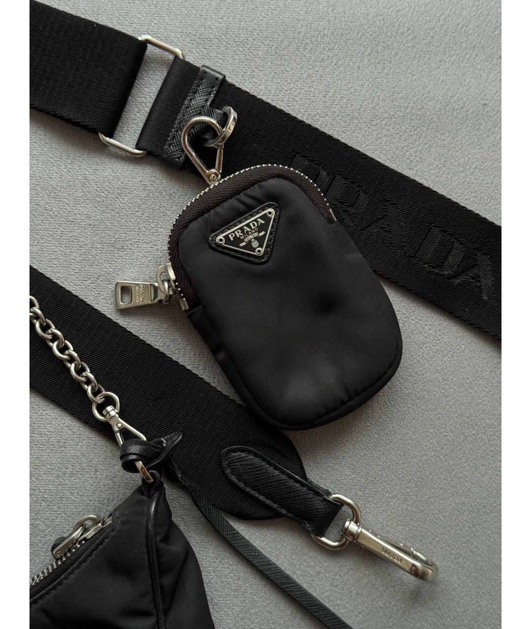 PRADA Черная сумка через плечо, фото 4