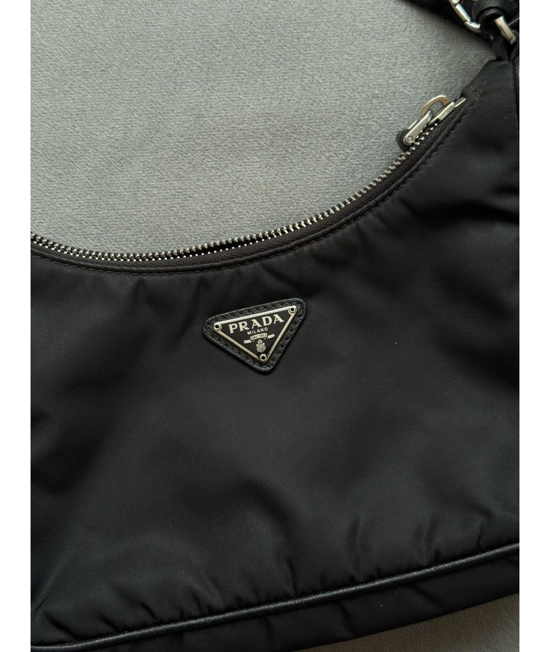 PRADA Черная сумка через плечо, фото 3