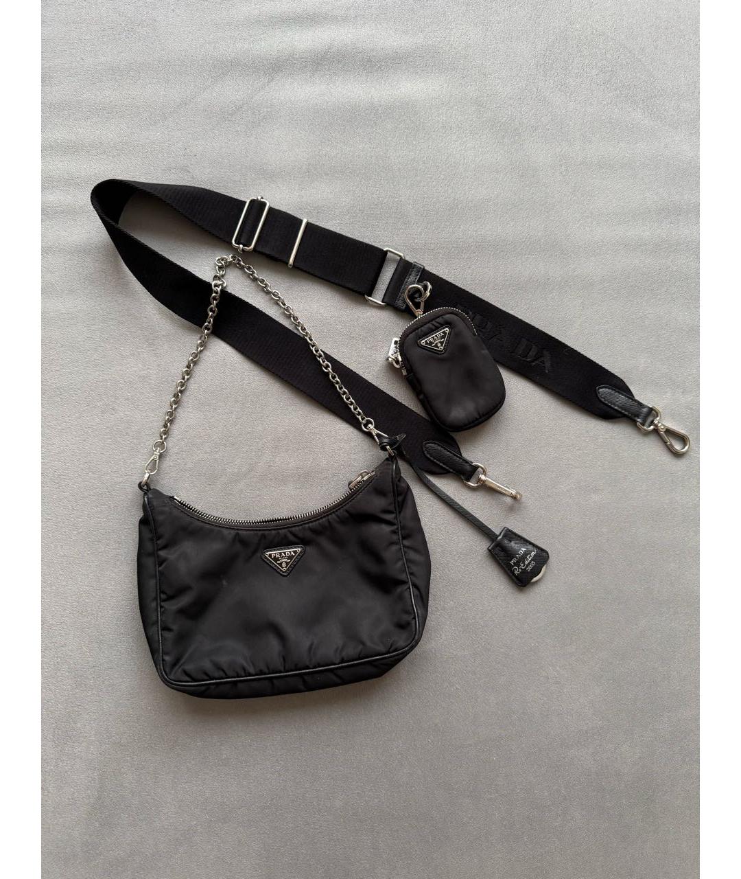 PRADA Черная сумка через плечо, фото 6