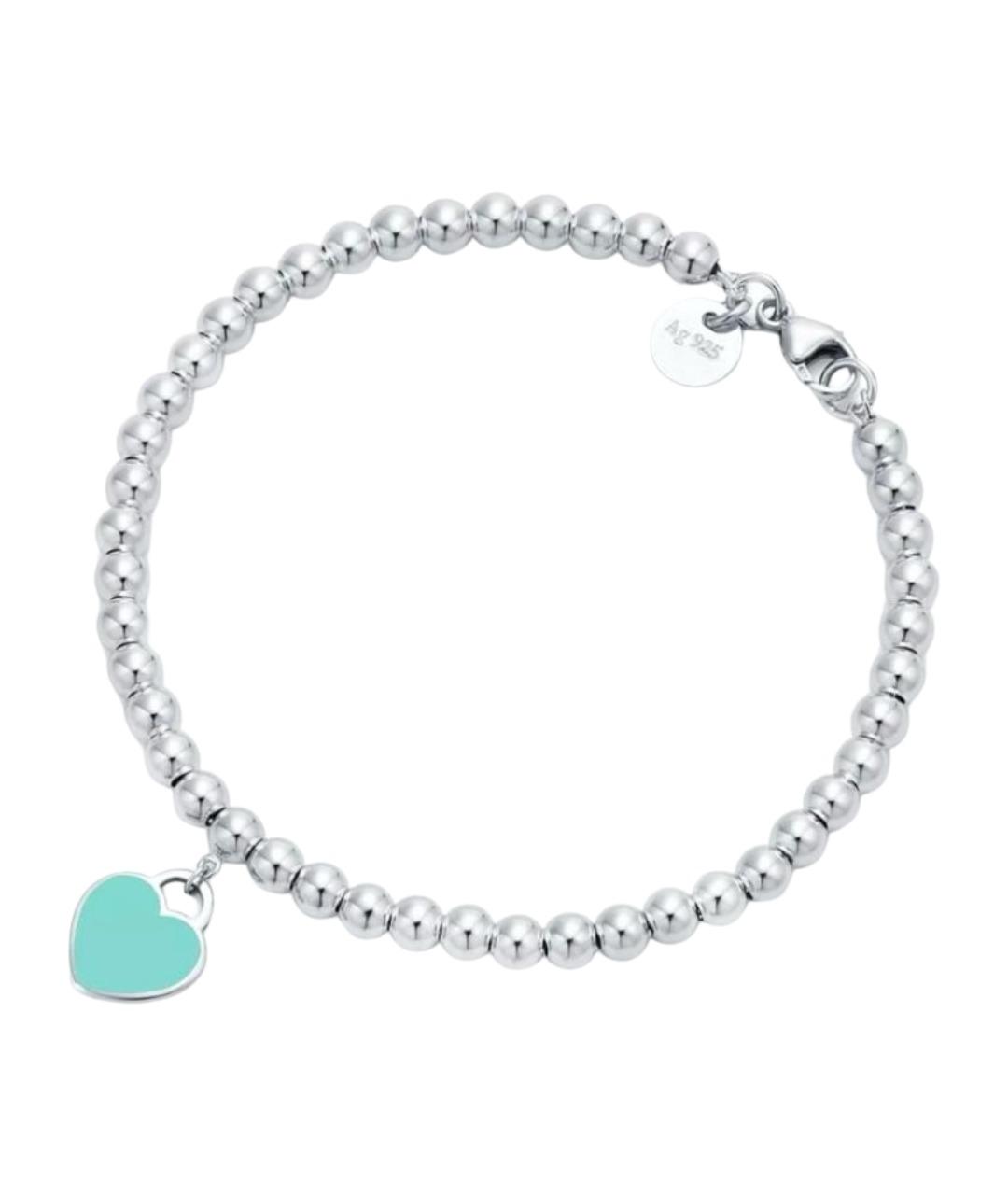 TIFFANY&CO Бирюзовый серебряный браслет, фото 1