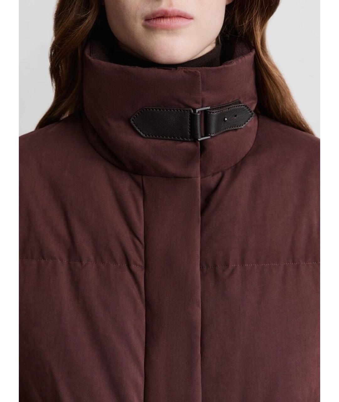 12 STOREEZ Коричневый хлопковый пуховик, фото 4