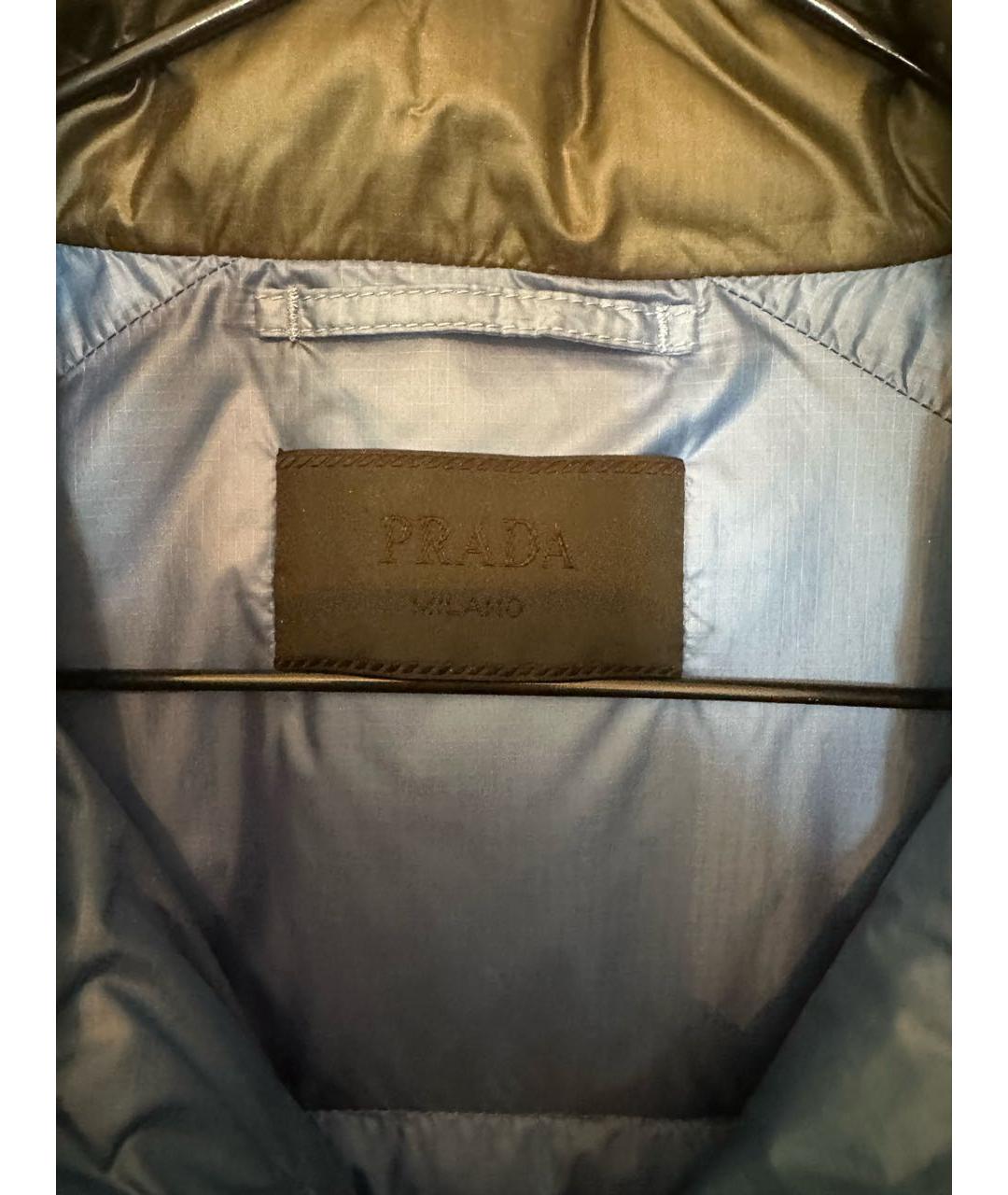 PRADA Хаки полиэстеровый жилет, фото 3