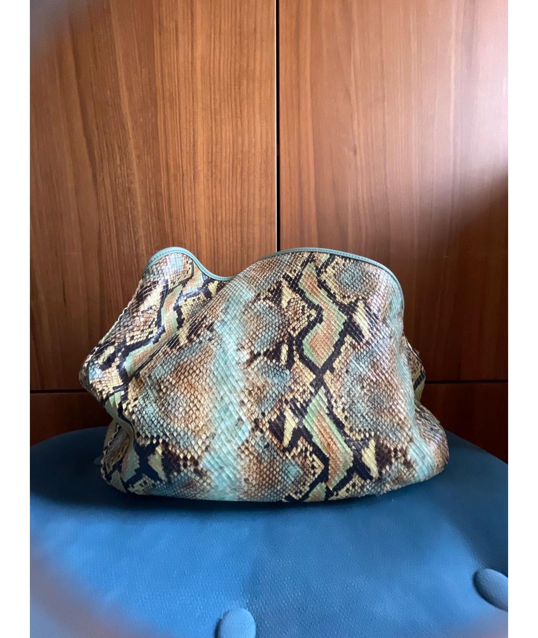 EMPORIO ARMANI Мульти кожаная сумка с короткими ручками, фото 3