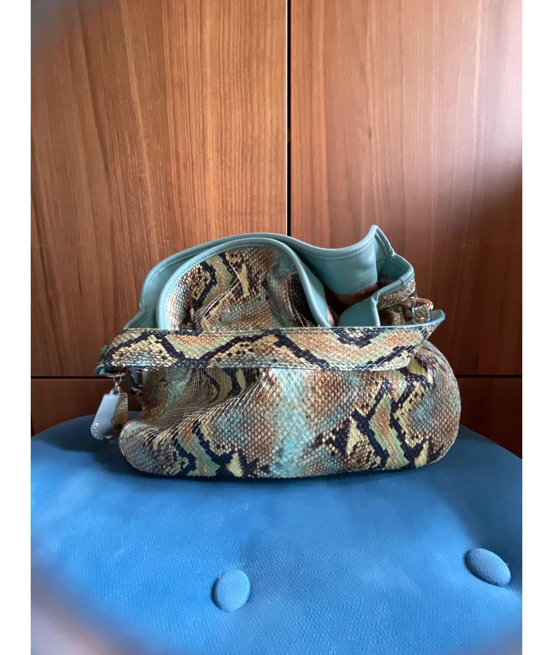 EMPORIO ARMANI Мульти кожаная сумка с короткими ручками, фото 5