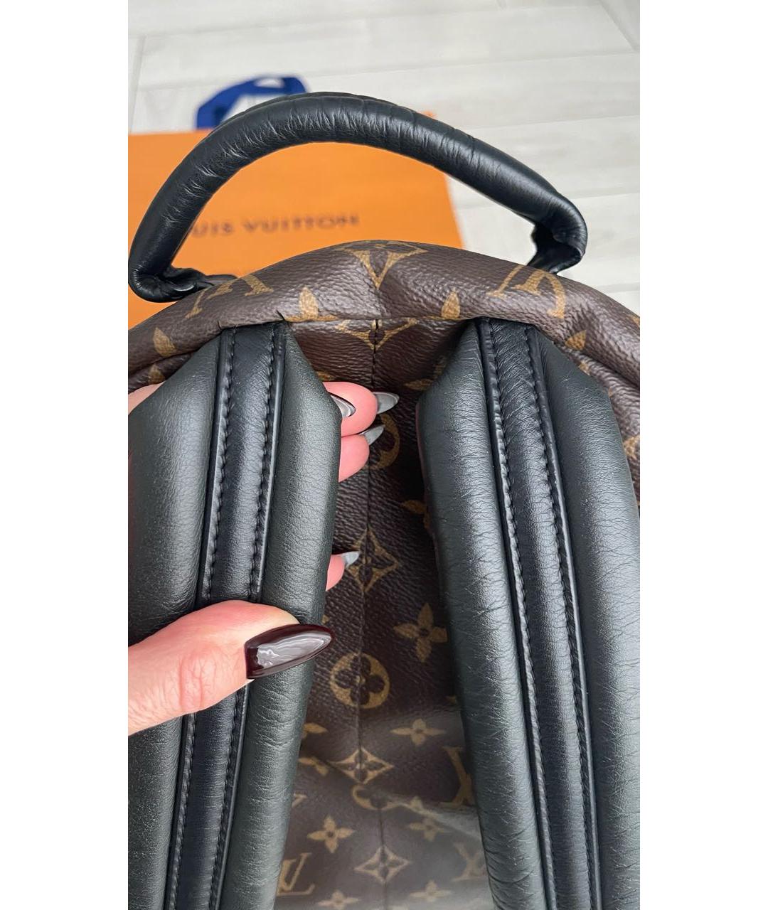 LOUIS VUITTON Коричневый рюкзак, фото 7