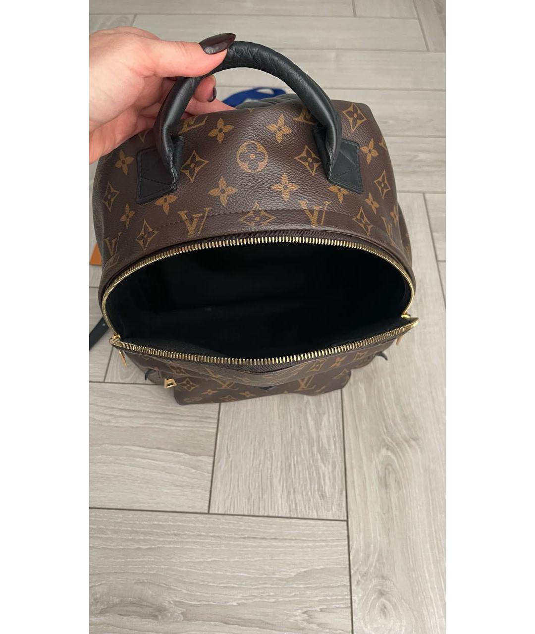 LOUIS VUITTON Коричневый рюкзак, фото 4