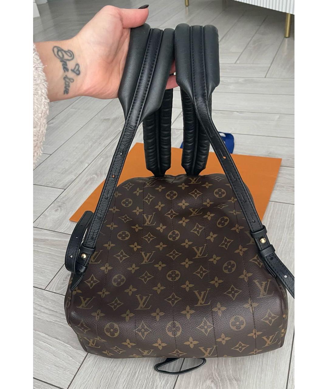 LOUIS VUITTON Коричневый рюкзак, фото 3