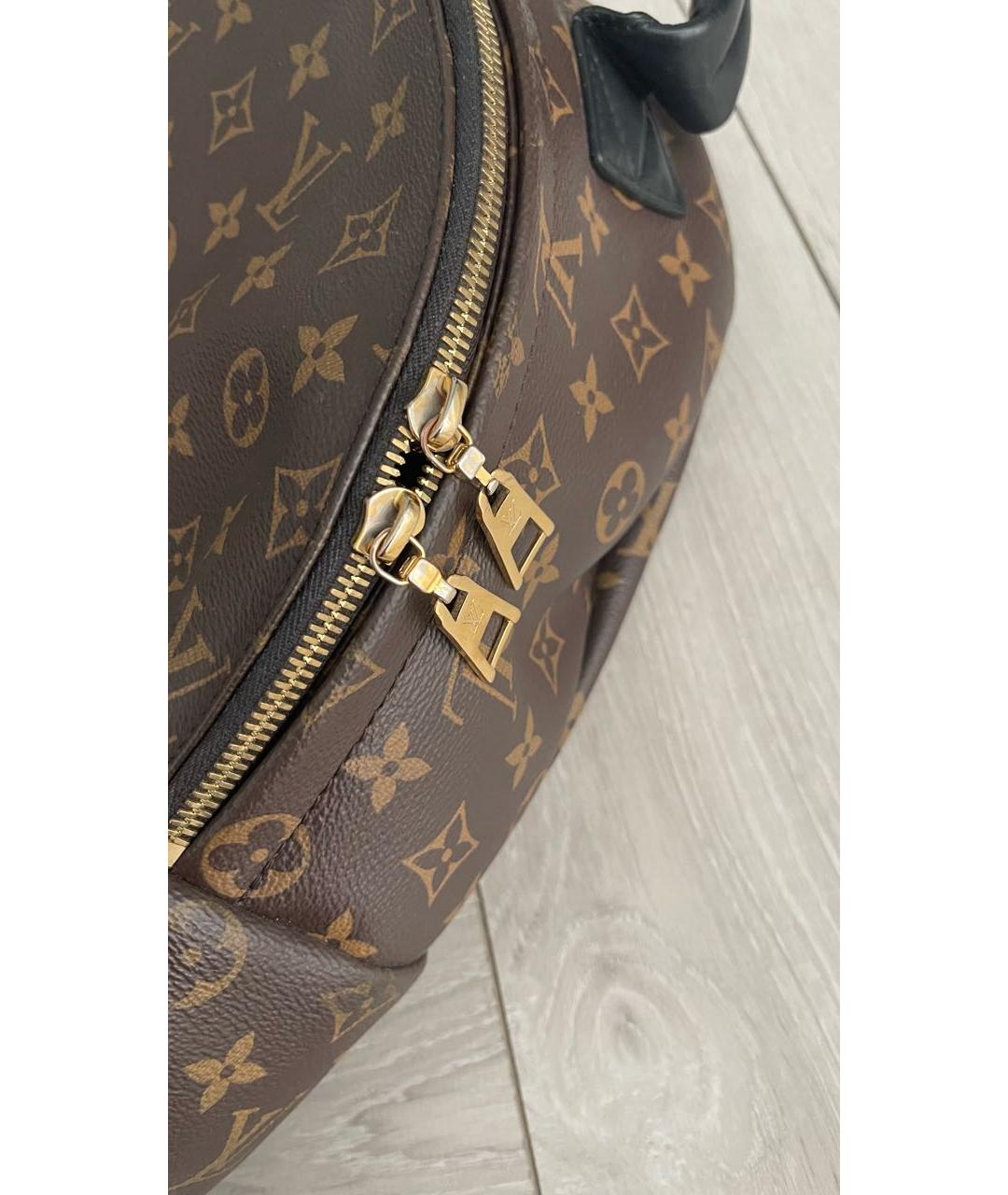 LOUIS VUITTON Коричневый рюкзак, фото 8