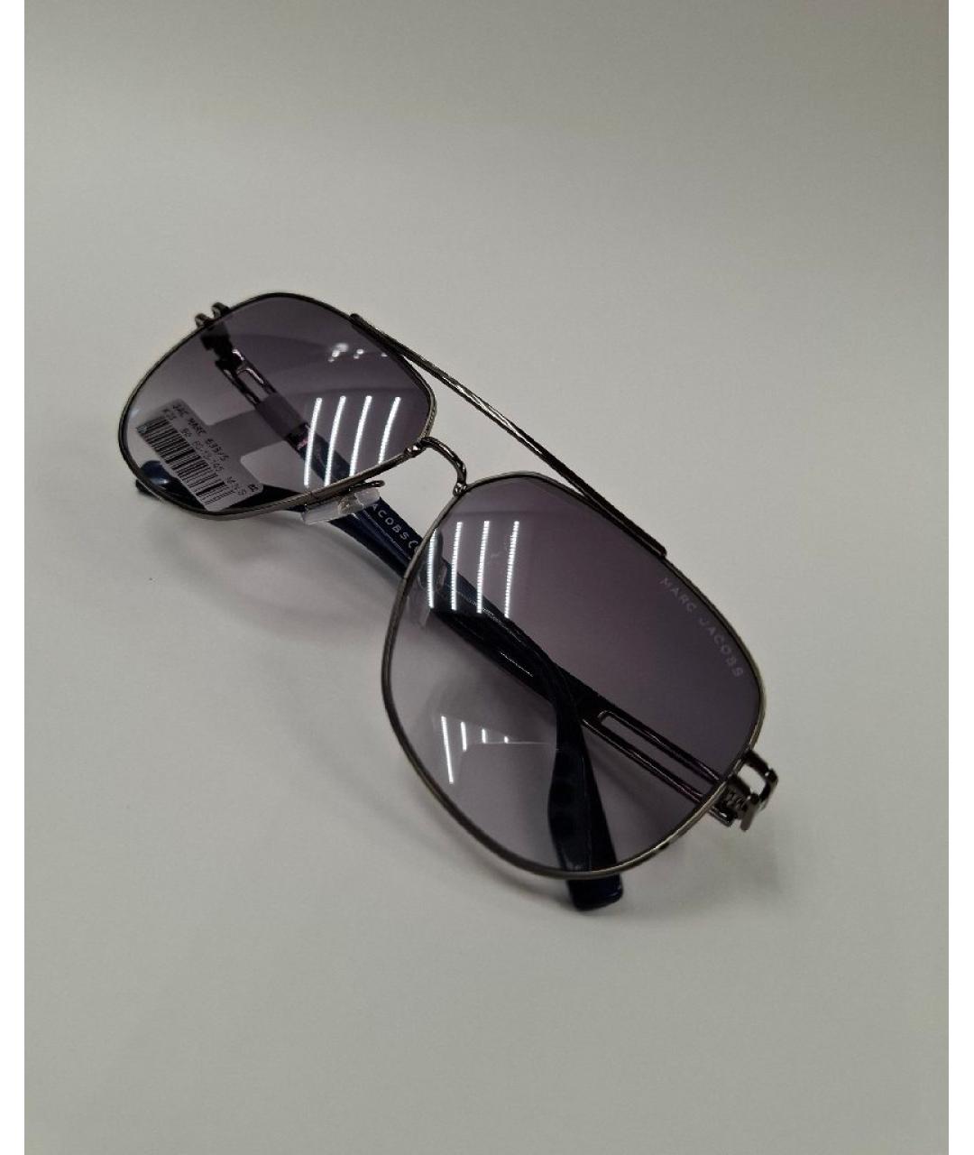 MARC JACOBS Серые металлические солнцезащитные очки, фото 4