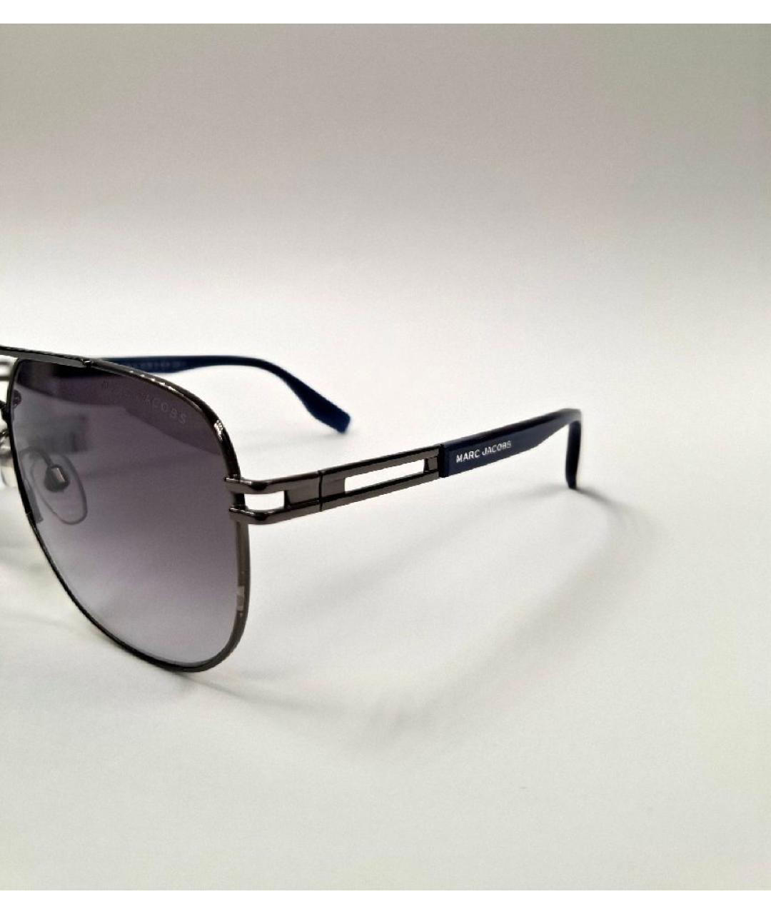MARC JACOBS Серые металлические солнцезащитные очки, фото 3