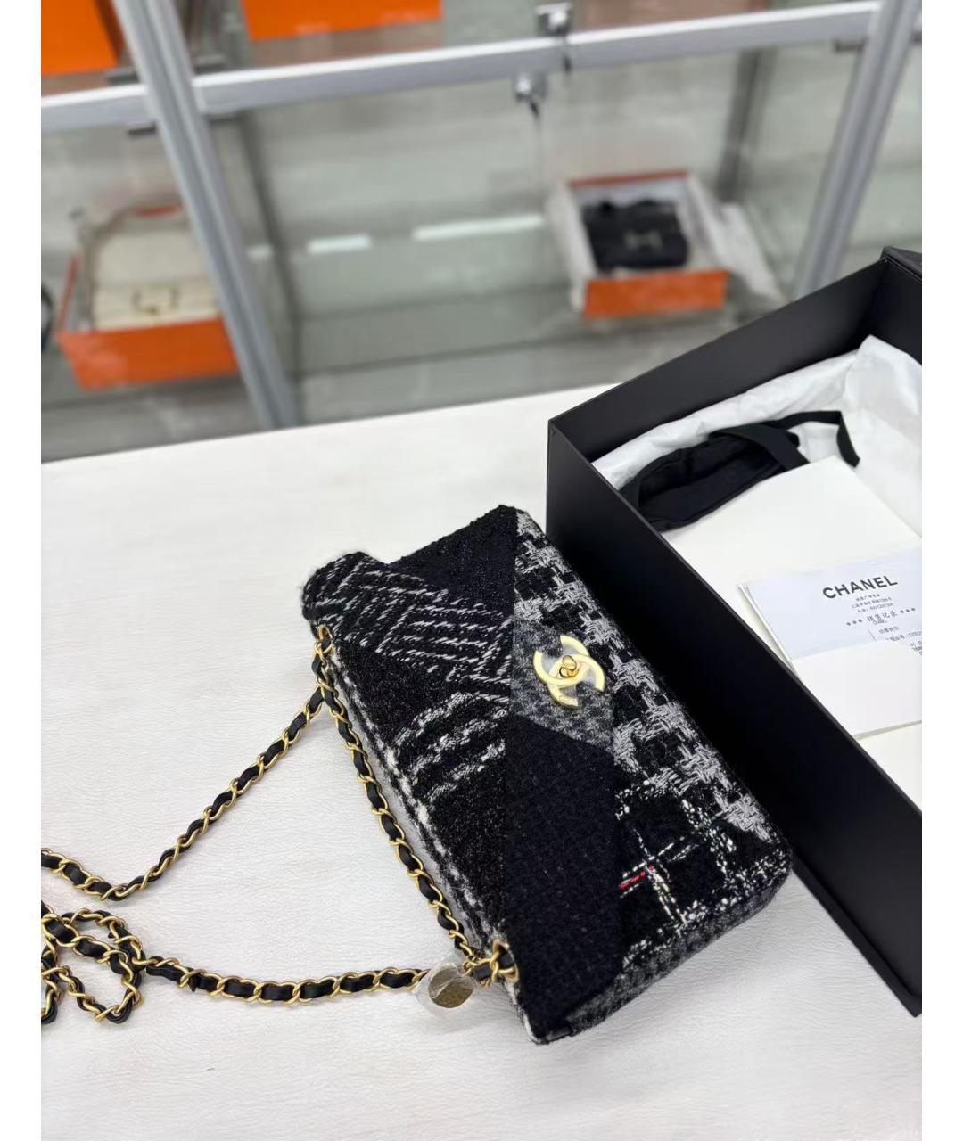 CHANEL Мульти твидовая сумка через плечо, фото 3