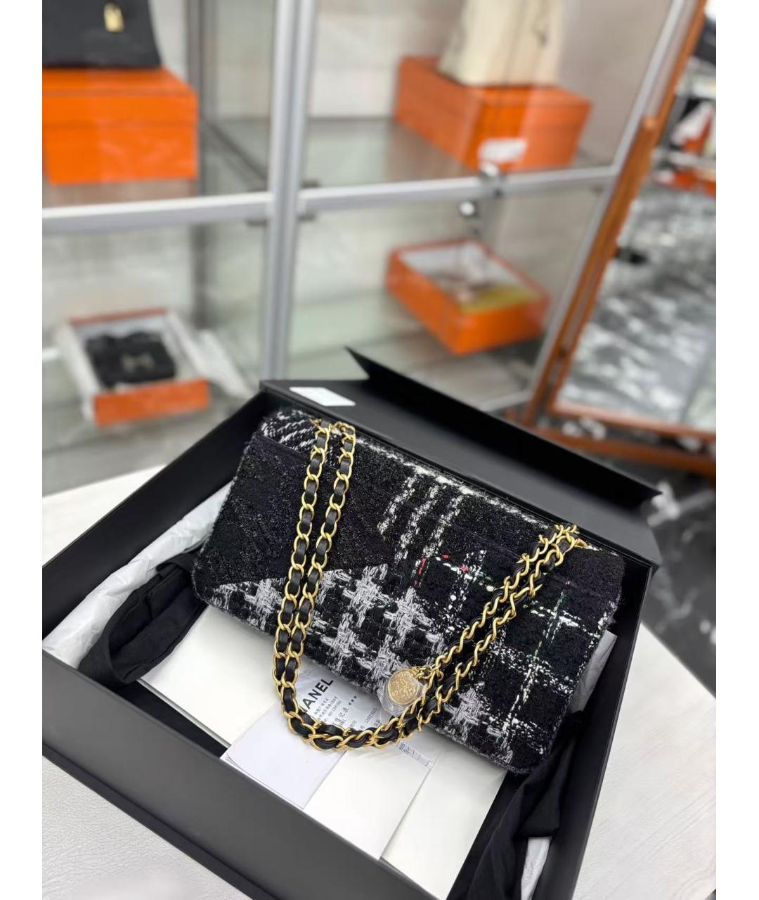 CHANEL Мульти твидовая сумка через плечо, фото 2