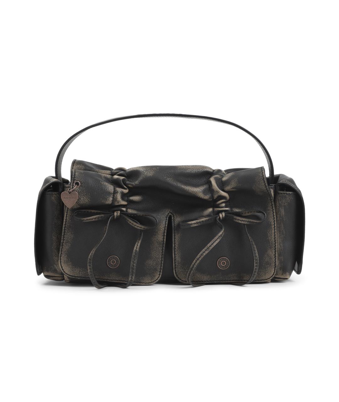 ACNE STUDIOS Коричневая кожаная сумка тоут, фото 1