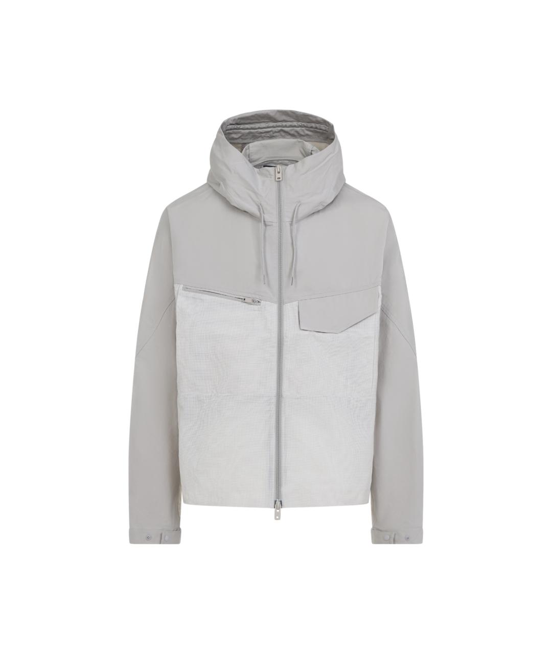 Y-3 Серая хлопковая куртка, фото 1