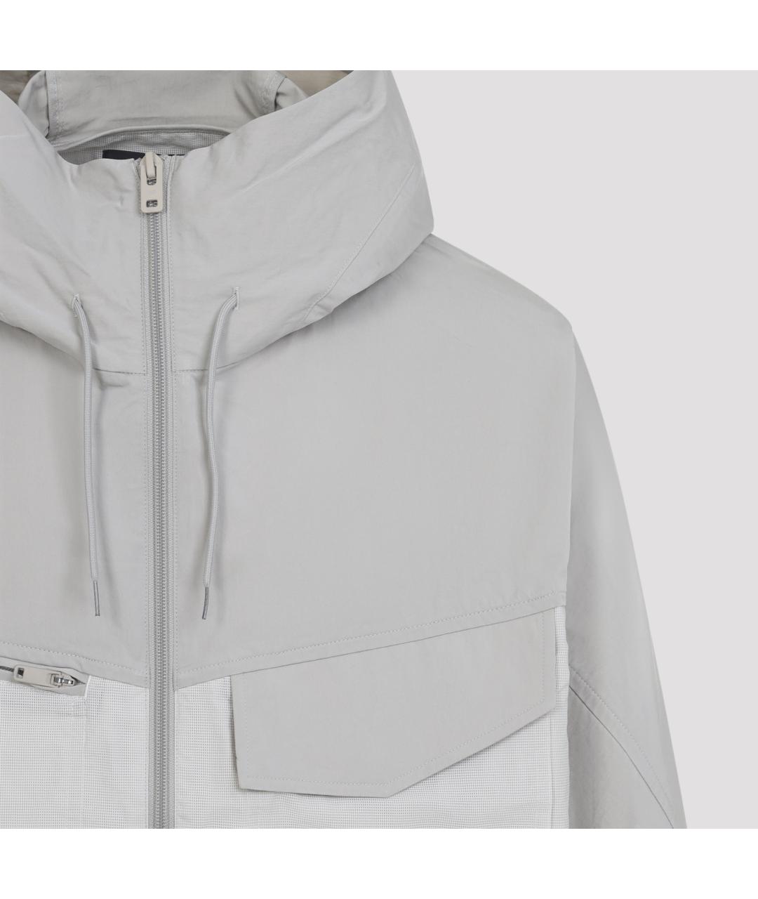 Y-3 Серая хлопковая куртка, фото 5