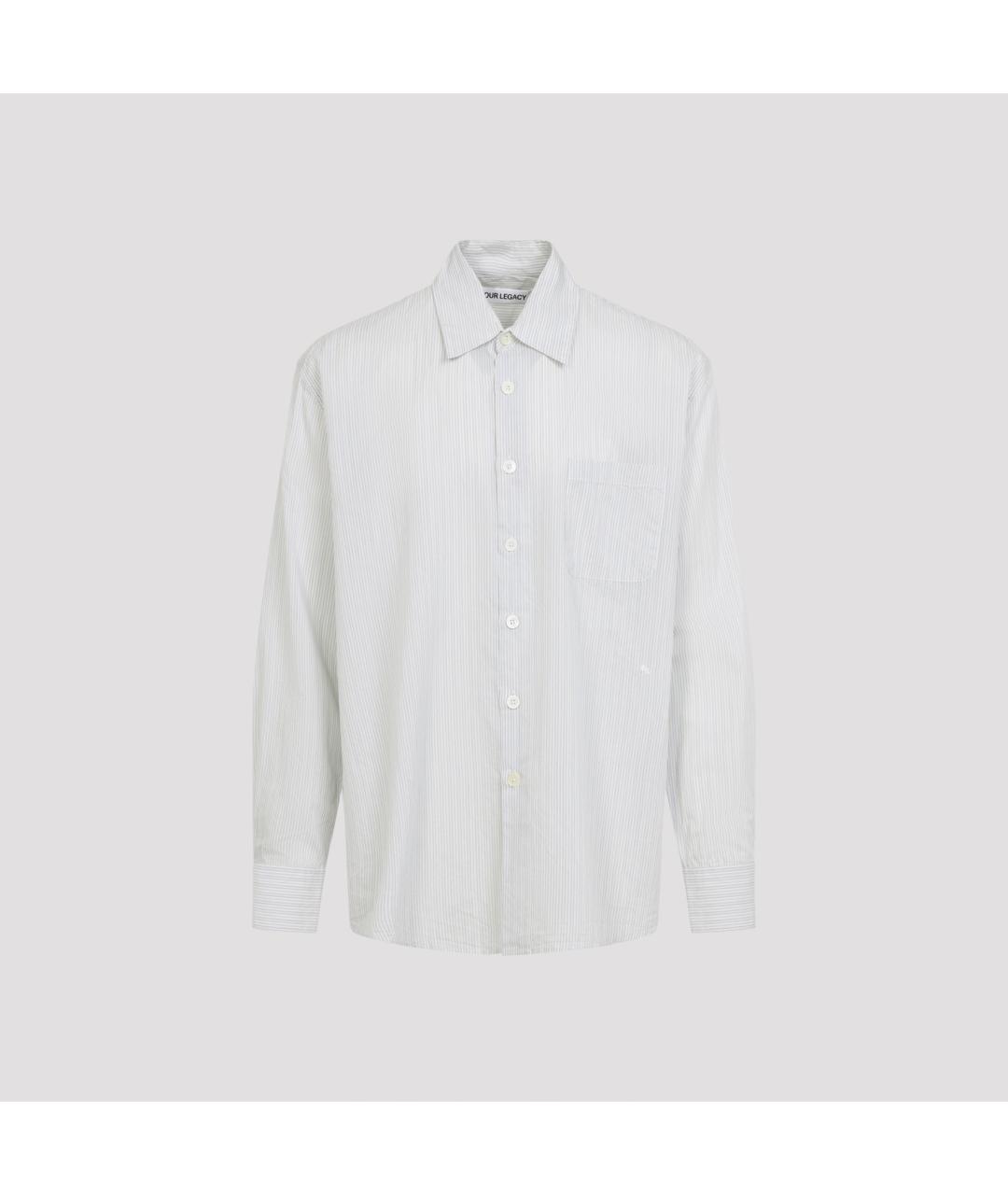 OUR LEGACY Серая хлопковая кэжуал рубашка, фото 2