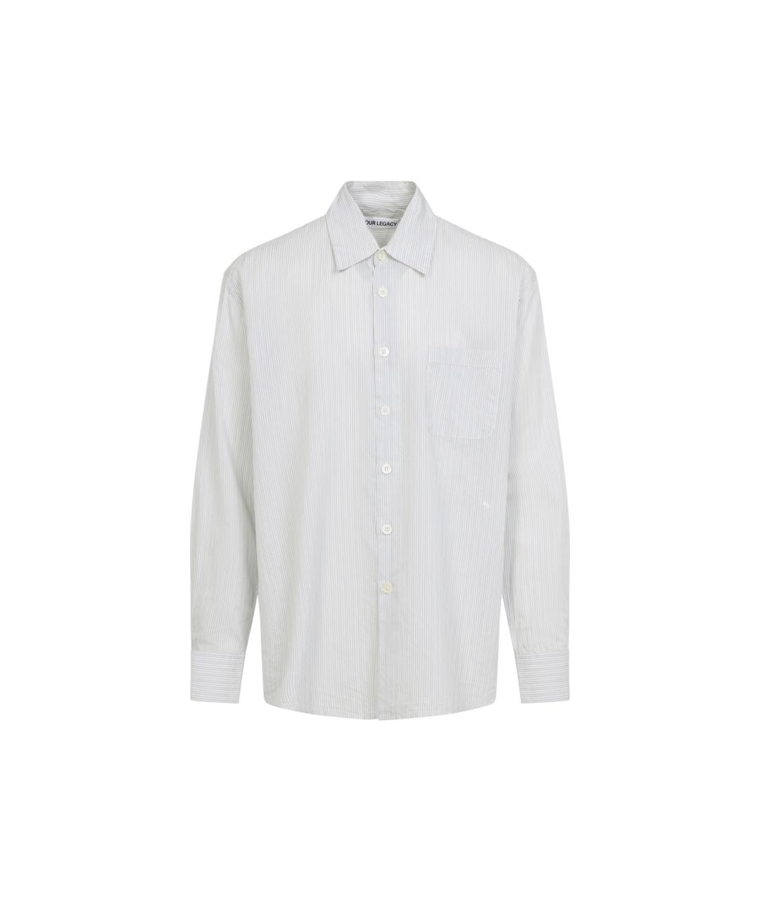 OUR LEGACY Серая хлопковая кэжуал рубашка, фото 1