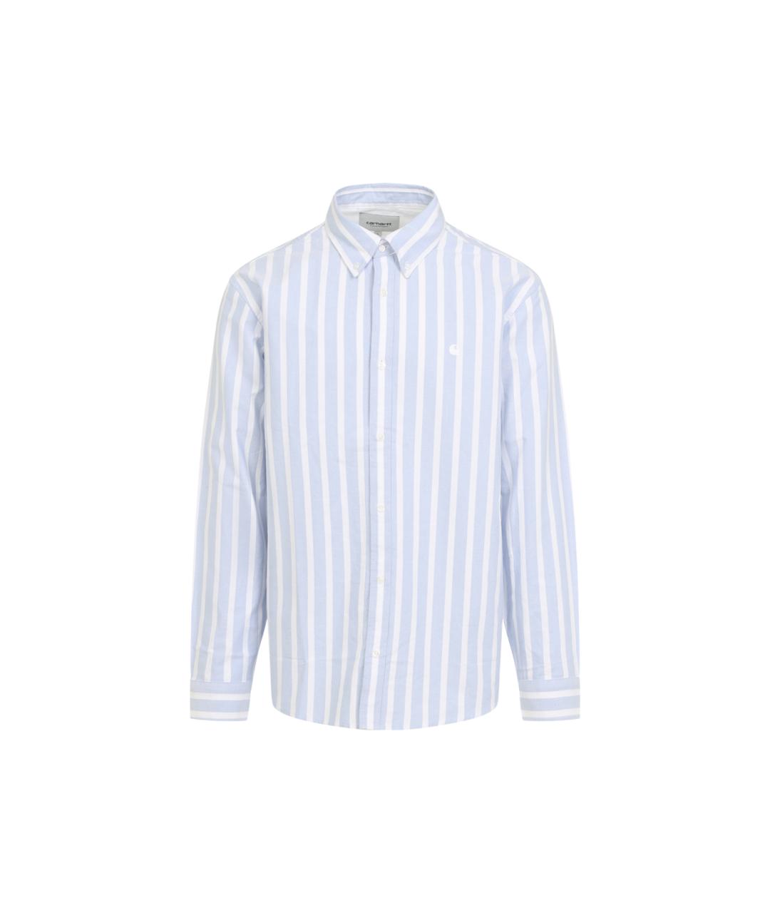 CARHARTT WIP Голубая хлопковая классическая рубашка, фото 1