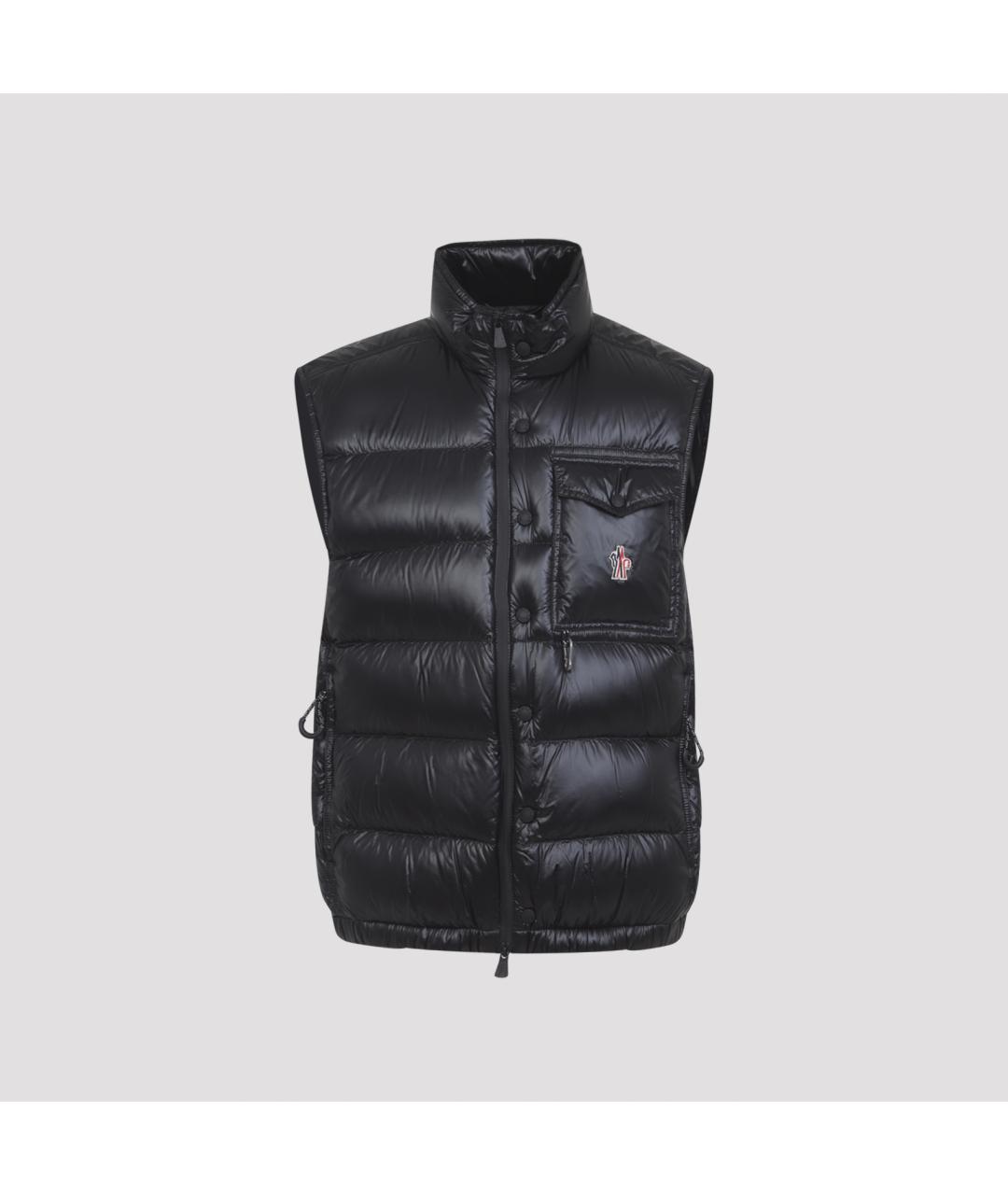 MONCLER GRENOBLE Черная полиамидовая жилетка, фото 2