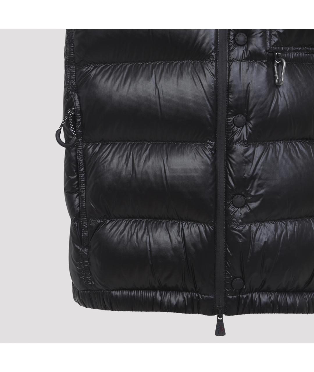 MONCLER GRENOBLE Черная полиамидовая жилетка, фото 4