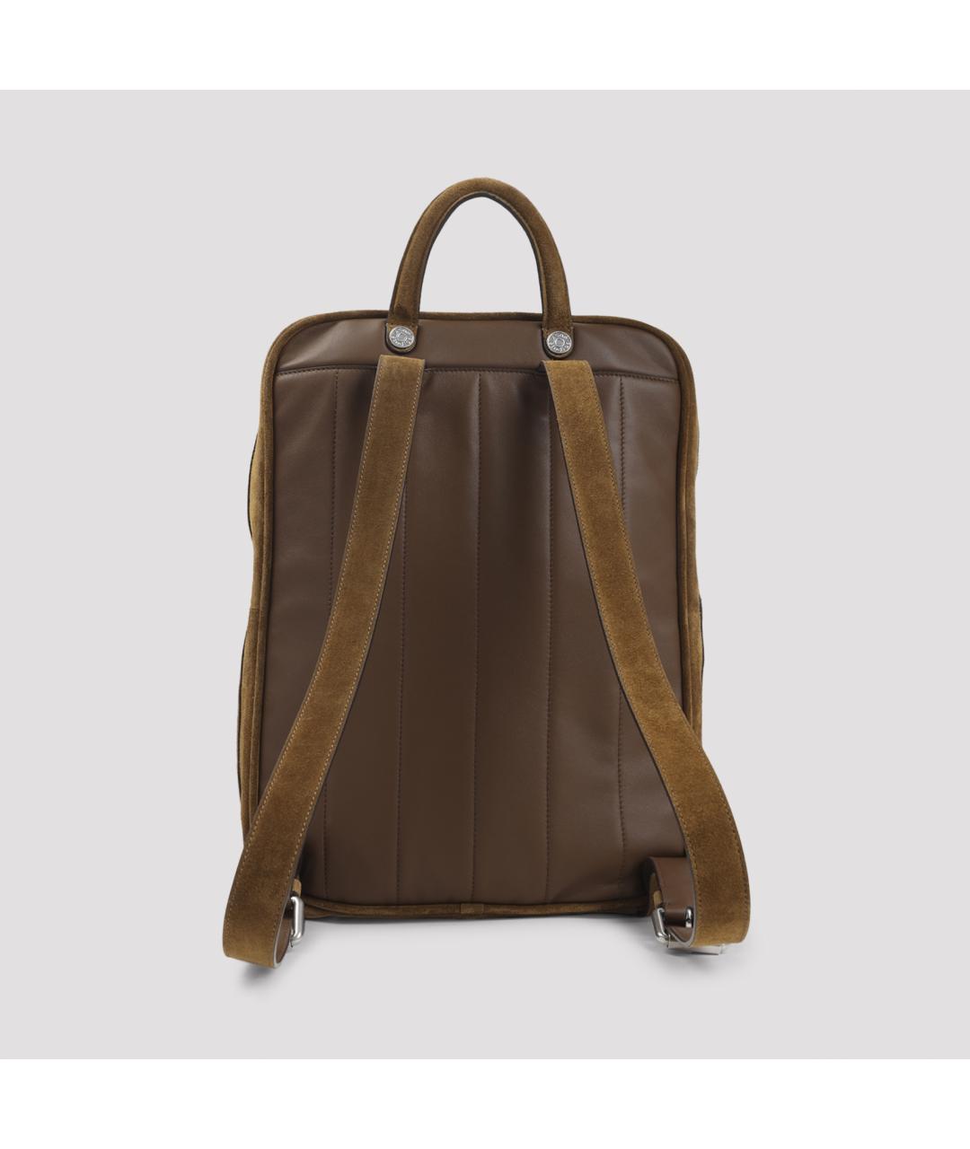 ACNE STUDIOS Коричневый замшевый рюкзак, фото 2