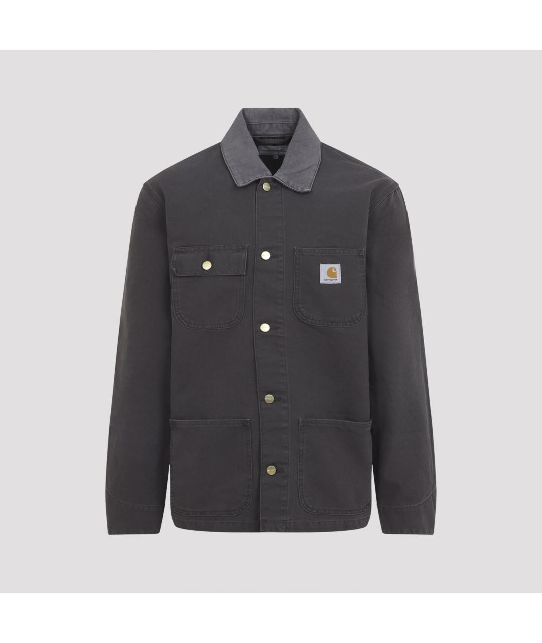 CARHARTT WIP Серая хлопковая куртка, фото 2