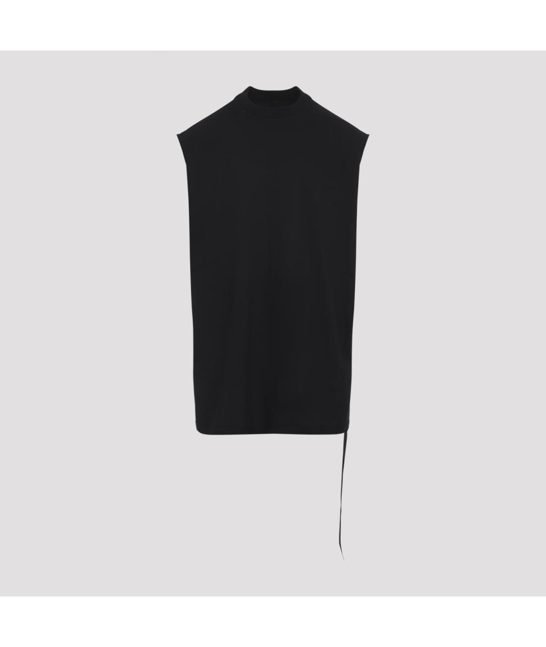 RICK OWENS DRKSHDW Черная хлопковая майка, фото 2
