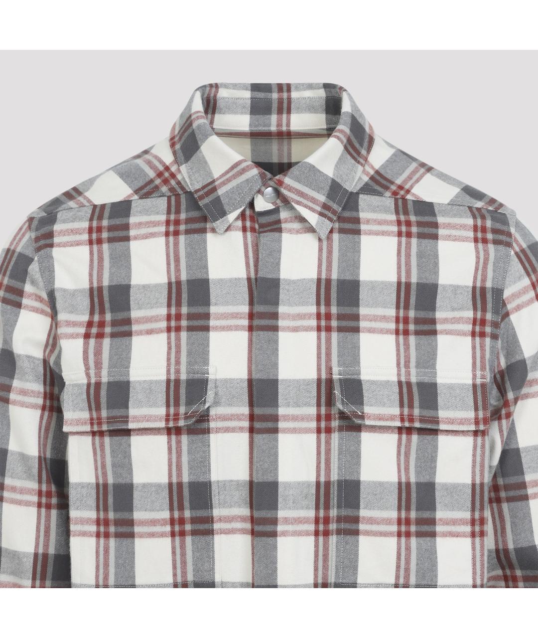 RICK OWENS Мульти хлопковая кэжуал рубашка, фото 5