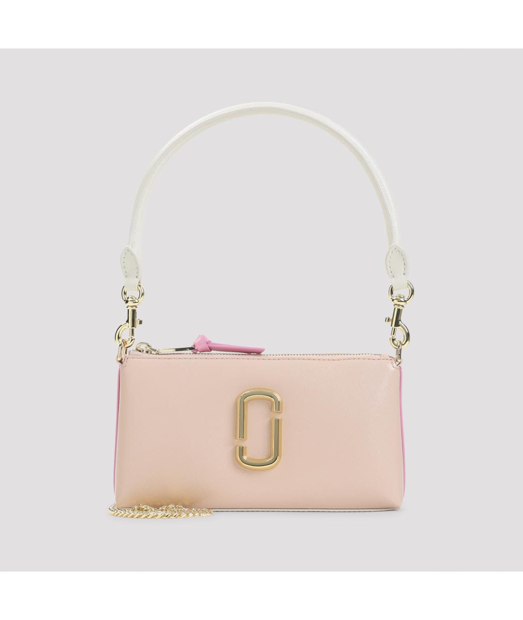 MARC JACOBS Розовая кожаная сумка через плечо, фото 2